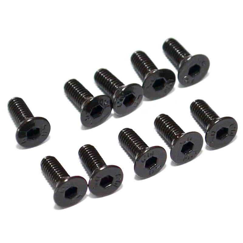 RC4WD Steel Flat Head Cap Screw M3 X 8mm (10) Z-S0649