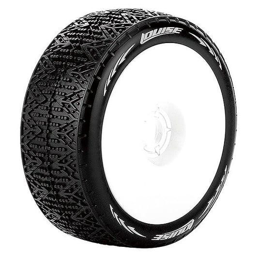 Louise RC B-Phantom 1:8 Fr/Rr Soft Hex 17mm White L-T3152SW