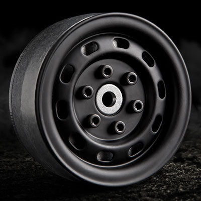 Gmade 1.9 Sr02 Beadlock Wheels (Matt Black) (2) GM70174