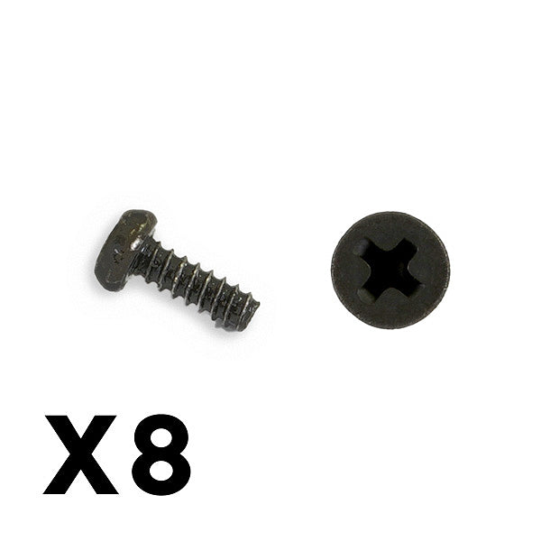 FTX Outback Mini 3.0 Round Hea D Self Tapping Screw 1.7X5 (8Pc) FTX8918