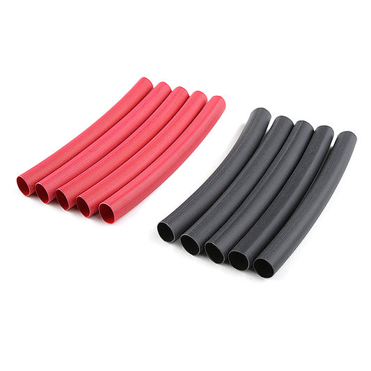 Corally Shrink Tubing 6.4mm Red + Black 10pcs