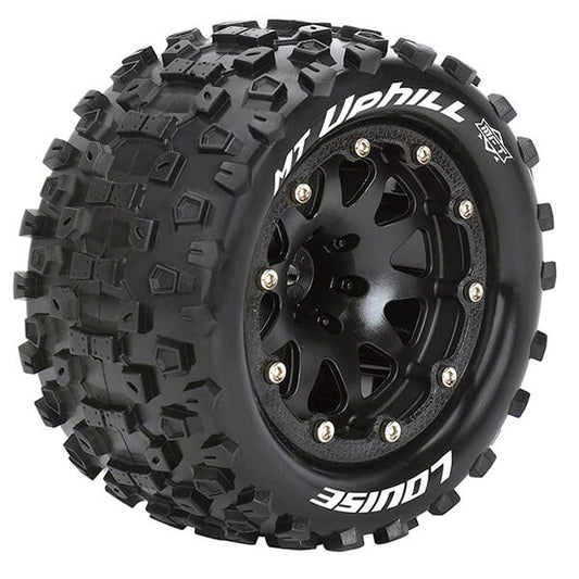 Louise RC MT-Uphill 1:10 Soft Bead-Lock/0 Offset Hex 12mm Black L-T3309SB