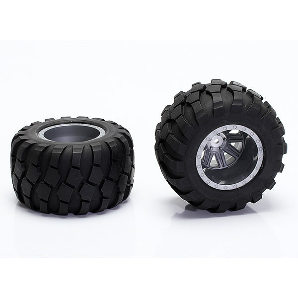 CEN Racing Wheel & Tire Glued (Grey) CEN-CQ0504