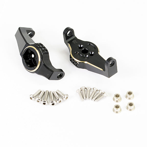 Fastrax TRX-4 Brass Bk Front Caster Block (2) FTTX315BRB