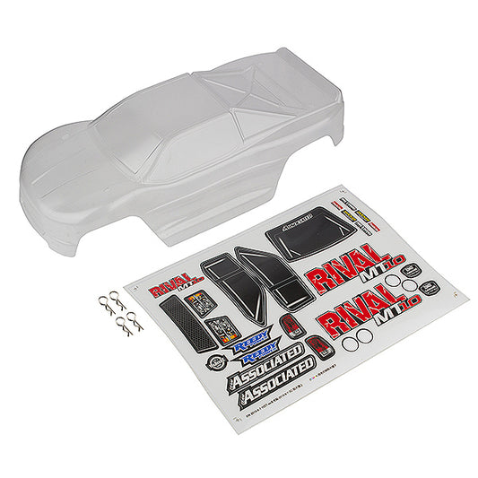 Team Associated Rival MT10 Clear Bodyshell AS25838