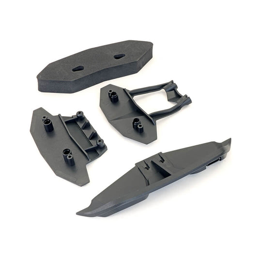 CEN Racing Front Bumper & Rear Diffuser (Foam, Body Post Extension) CEN-CM0401