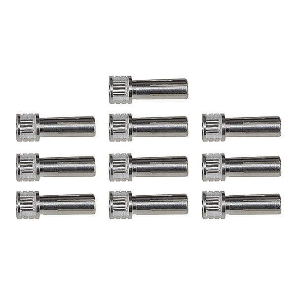 Reedy Grip Bullet Connectors Silver 5mm X 14mm (10) AS27393