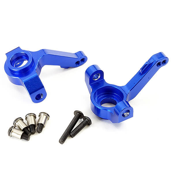 FTX Mauler Aluminium Steering Block Carriers (2Pc) - Blue FTX8831B