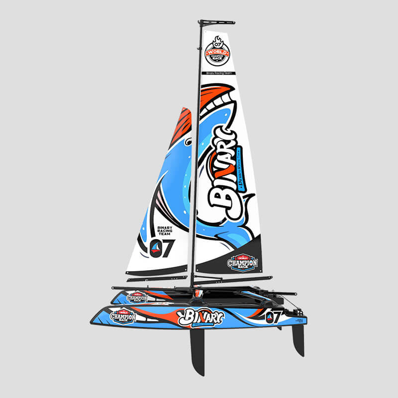 Joysway Binary V3 Catamaran Sailboat RTR RC w/Smart Sail Tech JY8807V3