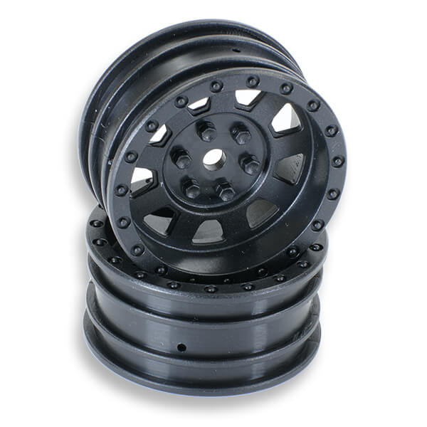 FTX Outback Hi-Rock Wheels - Black (Pr) FTX9266B