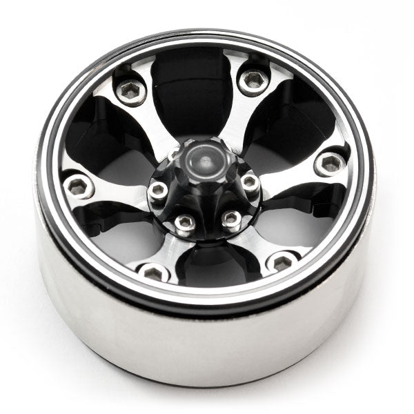 Fastrax 1.9" Heavy Duty 6-Spoke Alloy Beadlock Wheels (X2) (106G Each) FAST0144