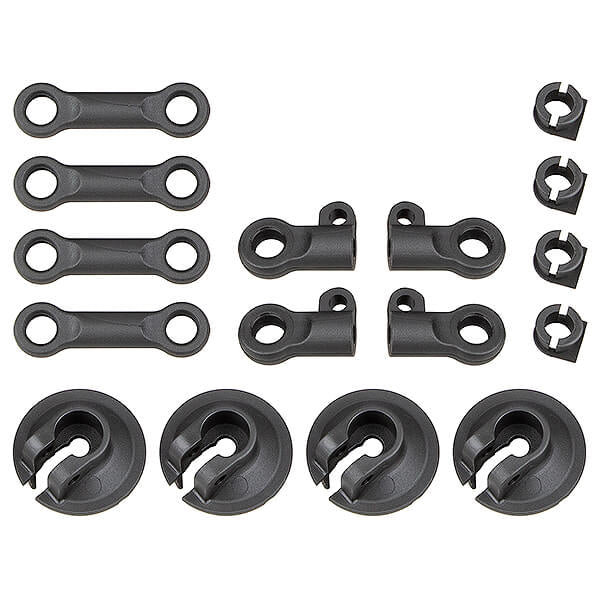 Team Associated RC8B4 Spring Cups and Shock Rod Ends AS81512