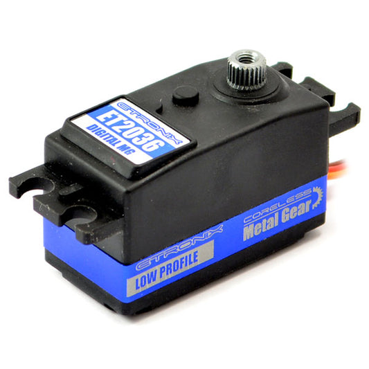 Etronix 9.5kg/0.09S Low Profile Digital Servo Coreless Metal Gear ET2036
