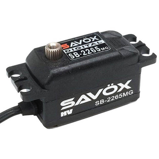 Savox Low Profile Brushless Hv Digi 12kg/0.08S@7.4V - Black SAV-SB2265MG