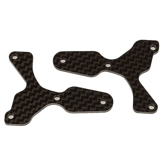 Team Associated RC8B4 Ft Front Lower Susp. Arm Inserts Carbon AS81532