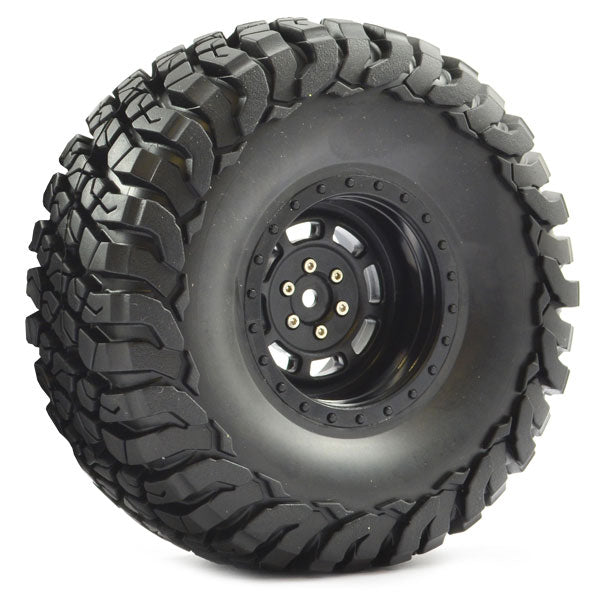 Fastrax 1:10 Crawler Granite 2.2 Scale Wheel ø140mm Tyre (Black) FAST1267B