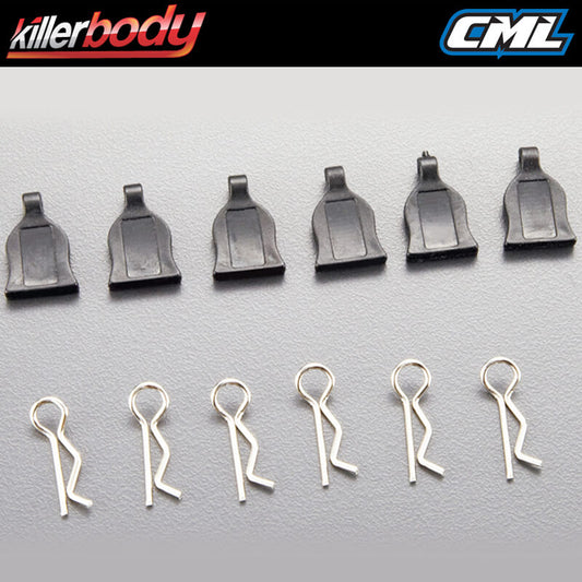 Killerbody Body Clips w/Rubber Pulls (6) KB48274
