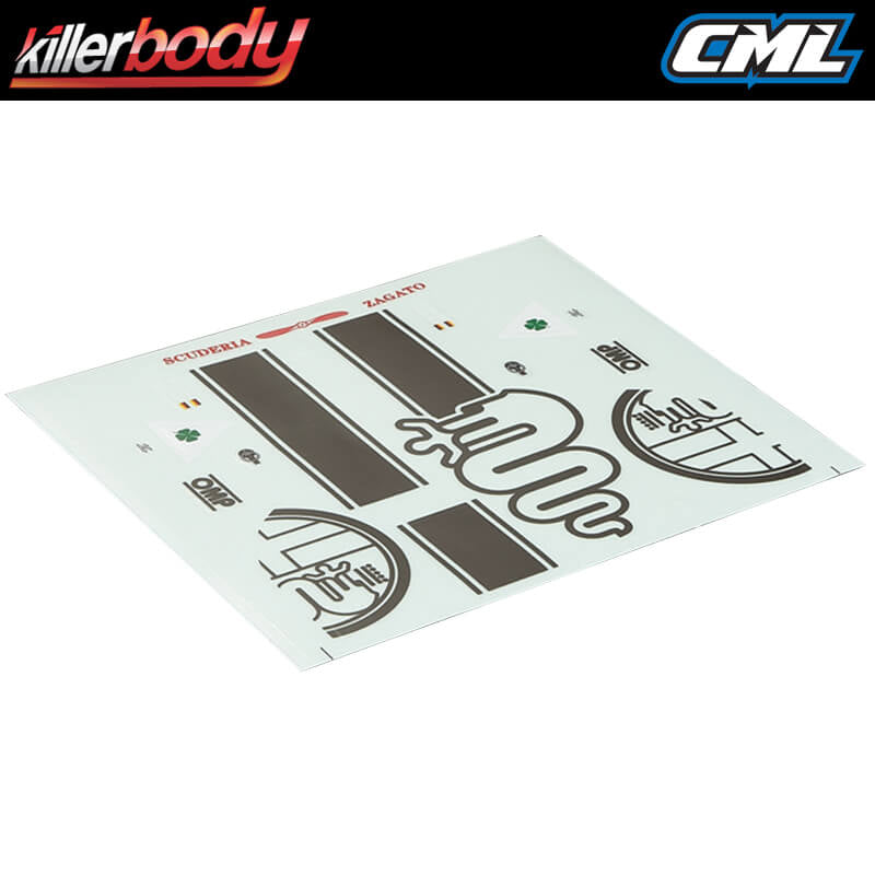 Killerbody Decal Sheet (Alfa Romeo Tz3 Corsa) KB48302