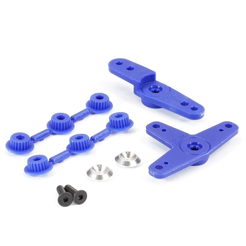 Fastrax Super Servo Horn 2 Blue FAST445B