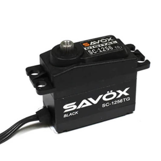 Savox High Torque Coreless Digi Servo 20kg@6.0V - Black SAV-SC1256TGB