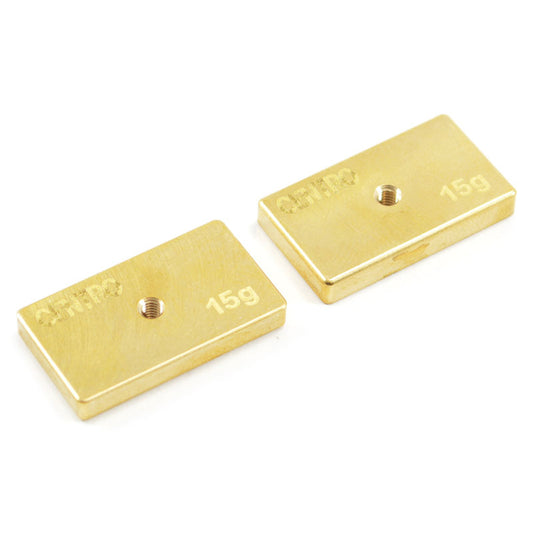 Centro Precision Brass 15G Balancing Weights (Pr) C0512