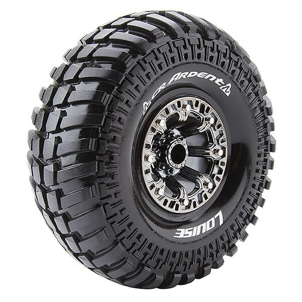 Louise RC Cr-Ardent 1:10 Super Soft Black Chrome Hex 12mm L-T3237VBC