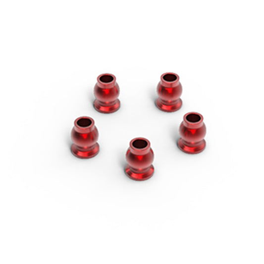 Gmade Aluminum Shock End Ball 5.8X7.3mm (Red) (5) GM30118