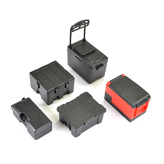 Fastrax Scale 5Pc Tool & Cooler Case Set - Black FAST2355BK