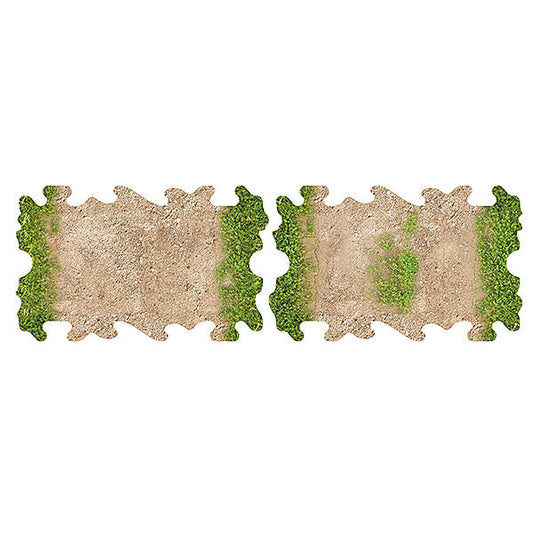 Crawler Park 4 X Dirt and Grass Quarter Straights for 1:24 RC Crawler TWDTRK009