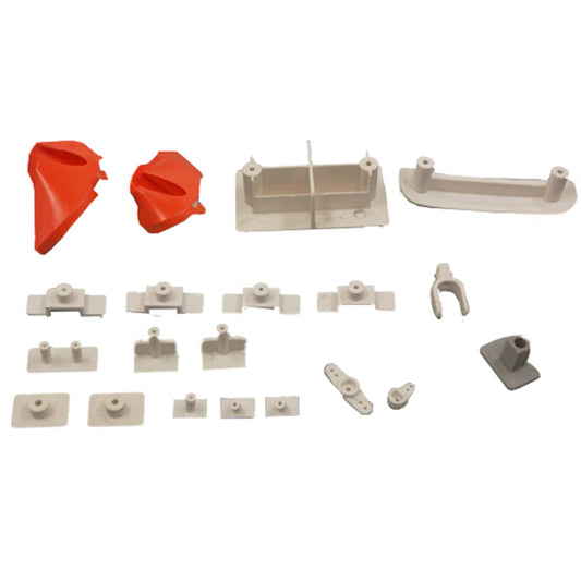 Dynam Cessna C188 Plastic Parts (Orange) DYN-C188-13-O
