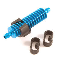 Fastrax 1:8 Exhaust Gas Cooler Blue w/Mounts FAST897B