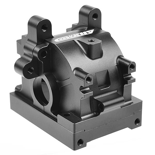 Corally Gearbox Case Set-Swiss Made 7075 T6 Black C-00180-854