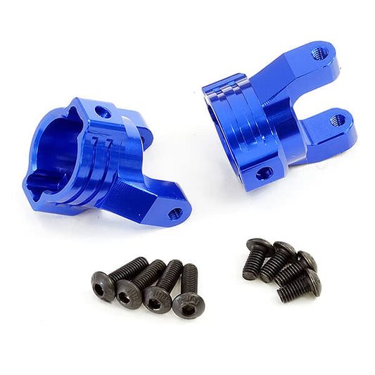 FTX Mauler Aluminium Front Hub Carriers (2pcs) - Blue FTX8832B