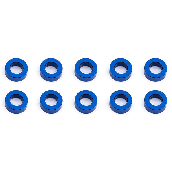 Associated Ballstud Washers 5.5 X 2.0mm Blue Aluminium X10 AS31383