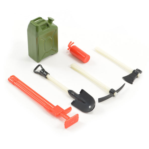 Fastrax Type-B Scale 6-Piece Painted Tool Set FAST2338