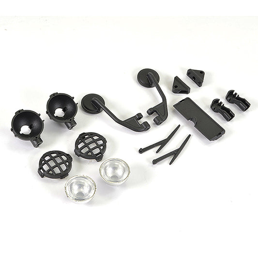 FTX Texan 1:10 Moulded Mirrors, Spot Light & Wipers FTX9880