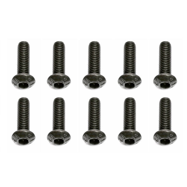 Team Associated M3 X 10 Button Head Hex Screw (10) AS25211
