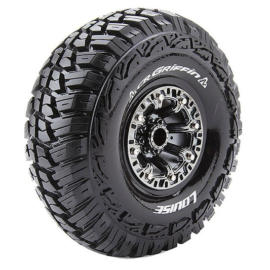 Louise RC Cr-Griffin 1:10 Super Soft Black Chrome Hex 12mm L-T3235VBC