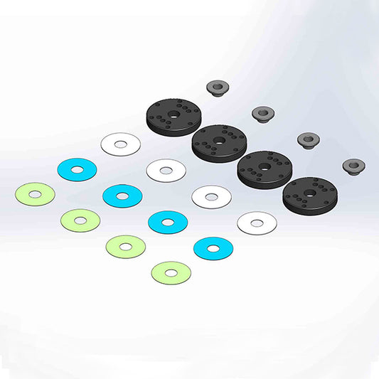 MIP Bypass1 Pistons, 6-Hole S Et, 16mm, Mugen 1:8 MIP18400