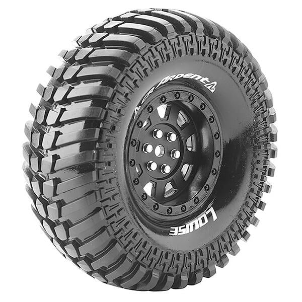 Louise RC Cr-Ardent 1:10 Super Soft Black Hex 12mm L-T3232VB