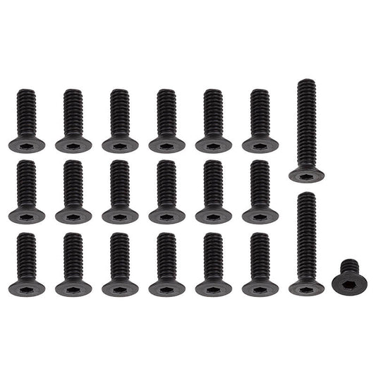 Team Associated RC10cc 8/32 Screw Set Black AS6316