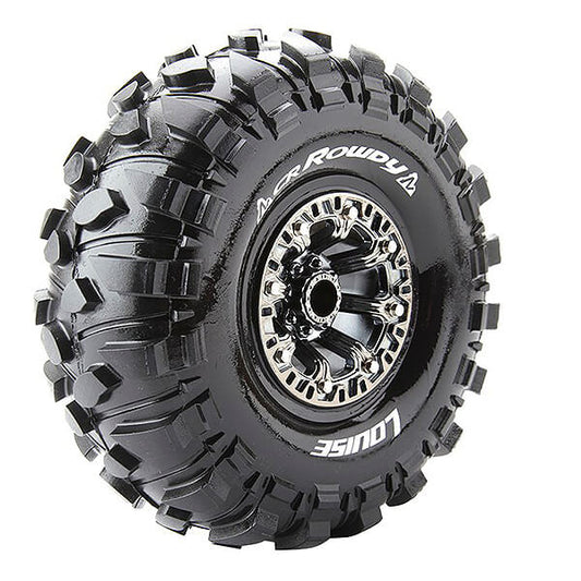 Louise RC Cr-Rowdy 1:10 Super Soft Black Chrome Hex 12mm L-T3238VBC