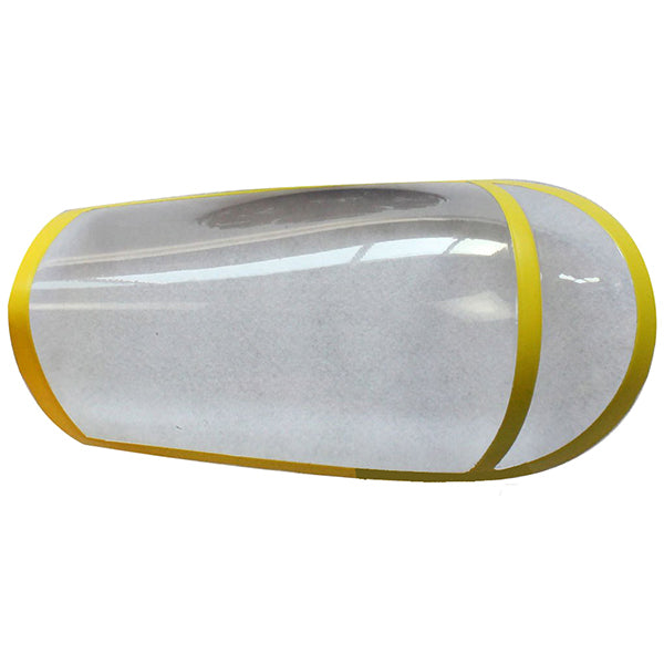 Dynam Pitts Canopy (Yellow) & Radial Engine Cover DYN-PITTS-07-YELLOW