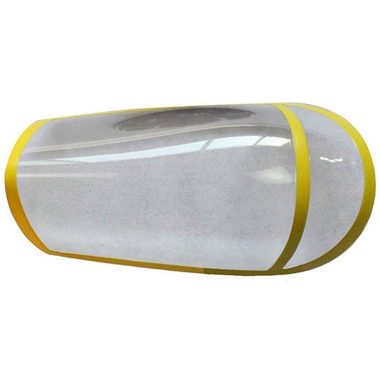 Dynam Pitts Canopy (Yellow) & Radial Engine Cover DYN-PITTS-07-YELLOW