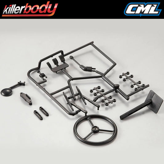 Killerbody Black Plastic Parts for Warrior Body KB48450