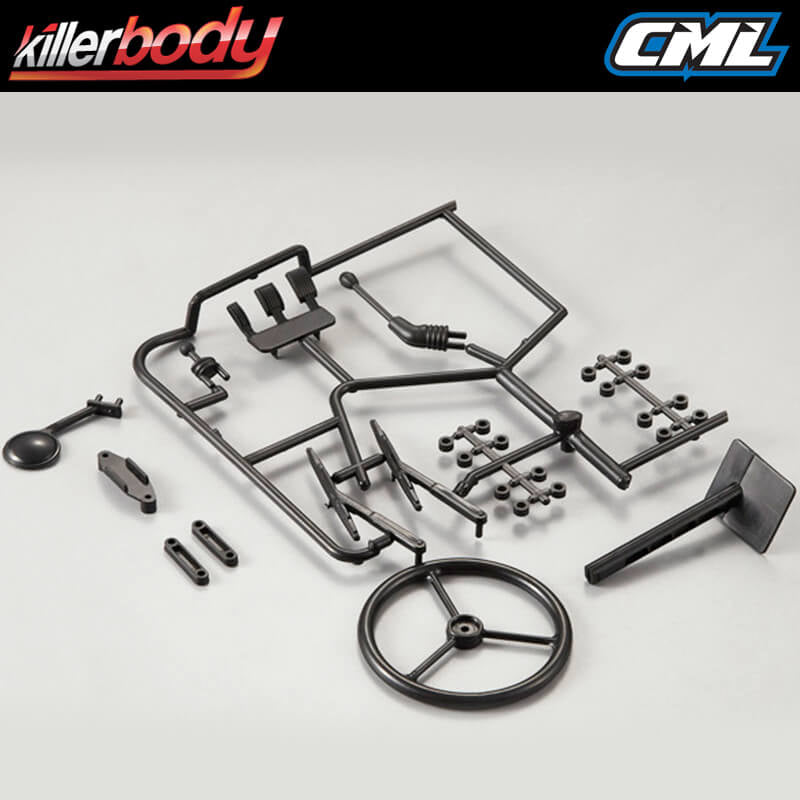 Killerbody Black Plastic Parts for Warrior Body KB48450