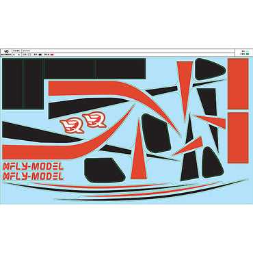 XFly Glastar Decal Sheet V2 XF105V2-15