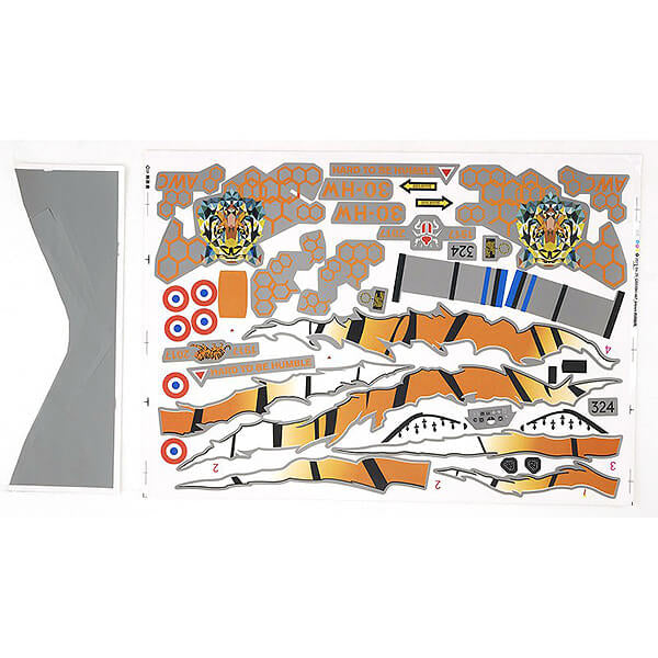 FMS Rafale 64mm Decal Sheet FMSTC117