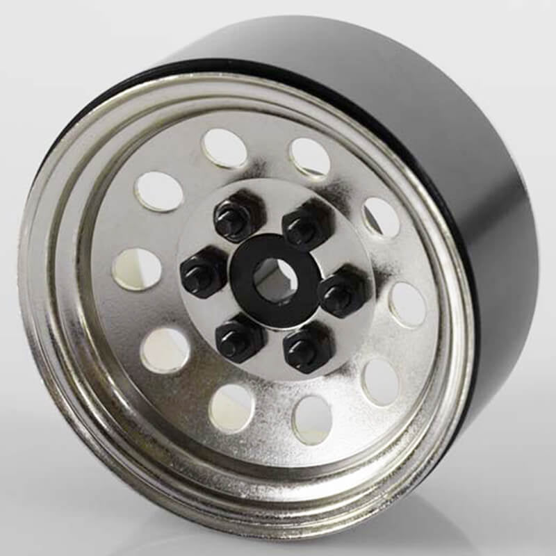 RC4WD Pro10 1.9" Steel Stamped Beadlock Wheel (Silver) Z-W0073