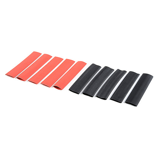 Corally Shrink Tubing 9.5mm Red + Black 10pcs